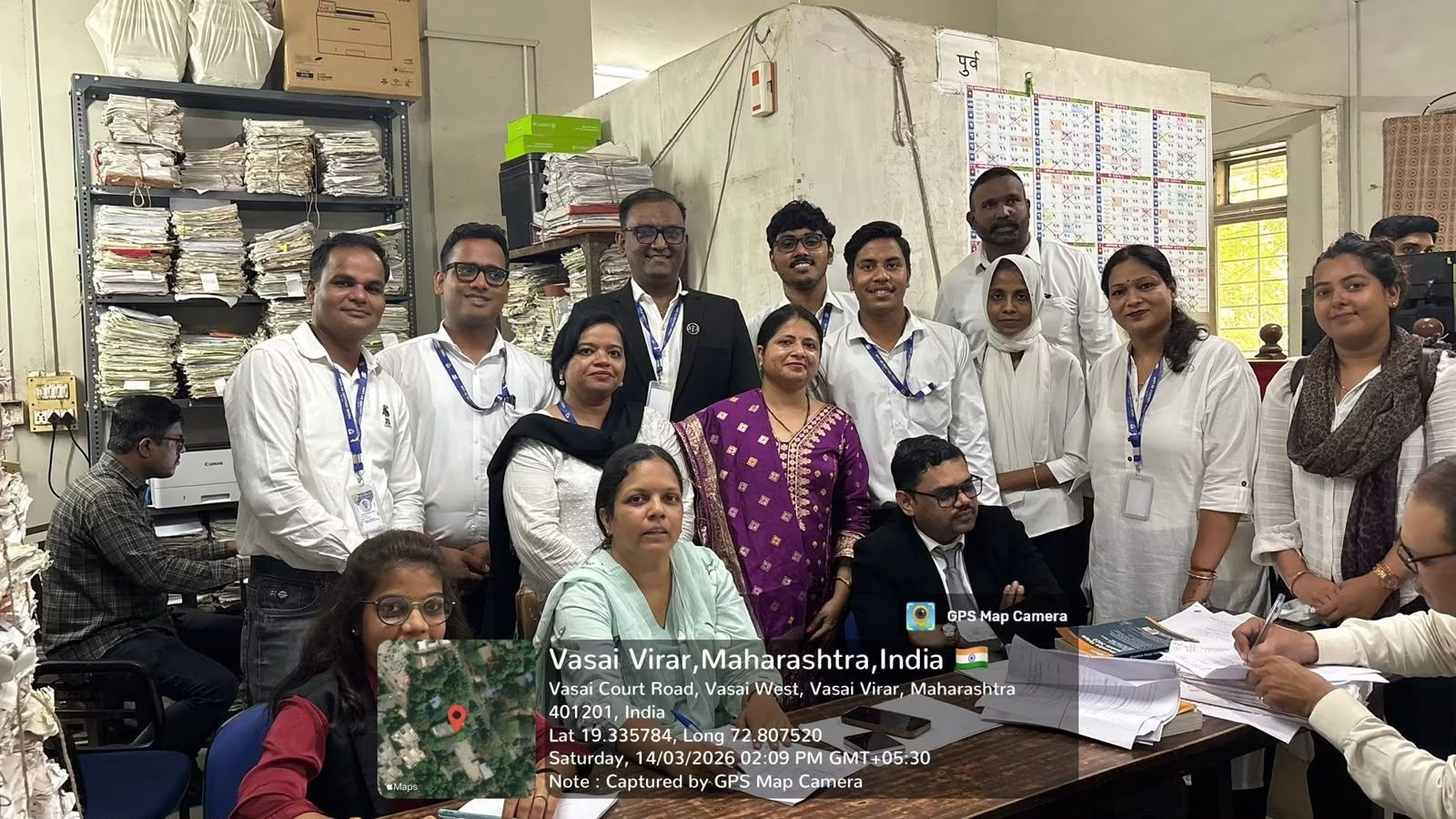 Students at Lok Adalat, Vasai Court – photo 1