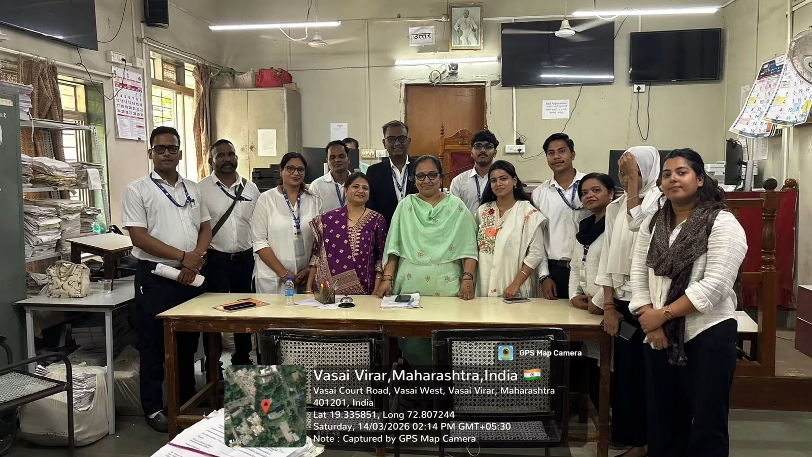 Students at Lok Adalat, Vasai Court – photo 4