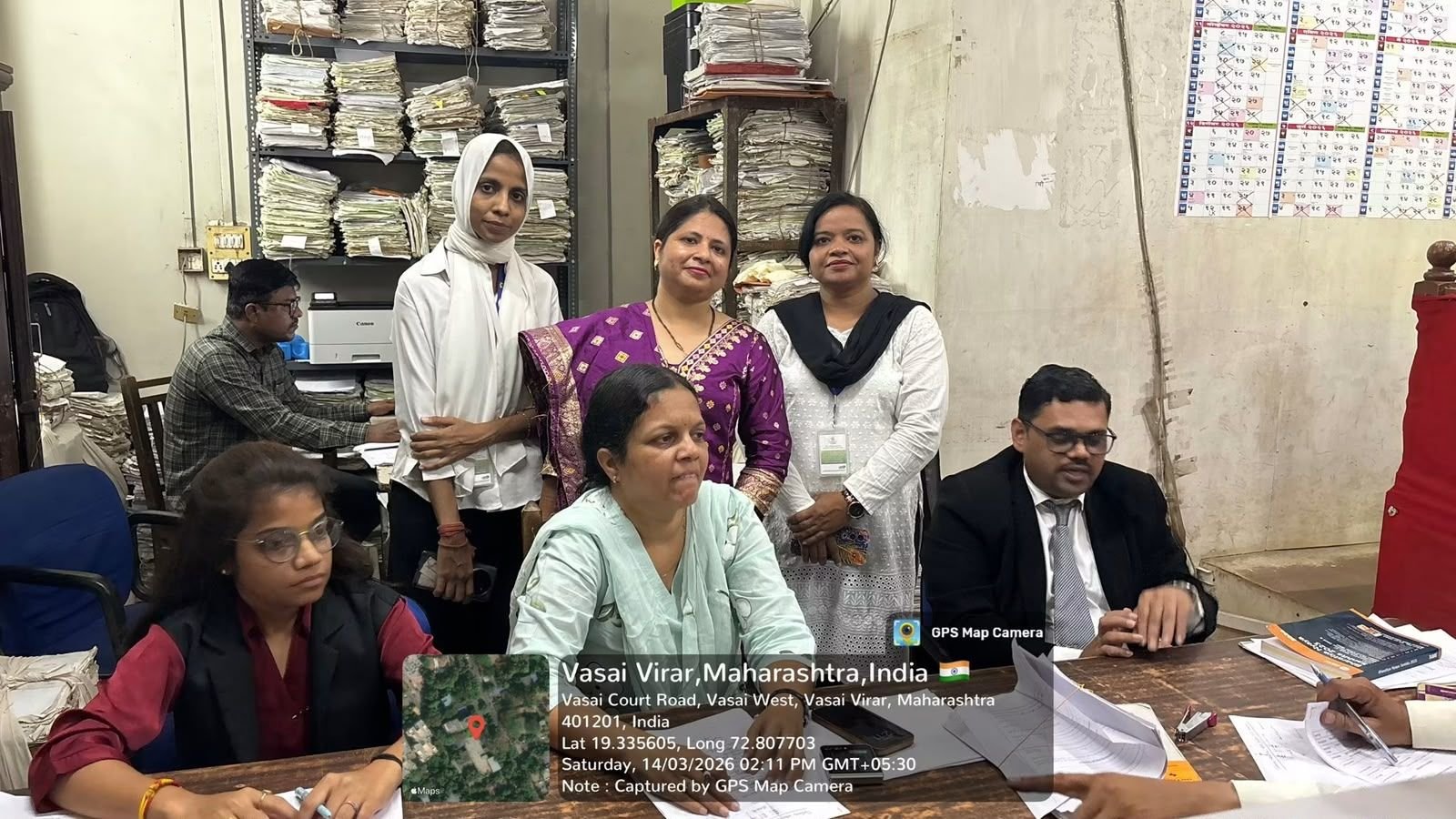 Students at Lok Adalat, Vasai Court – photo 5